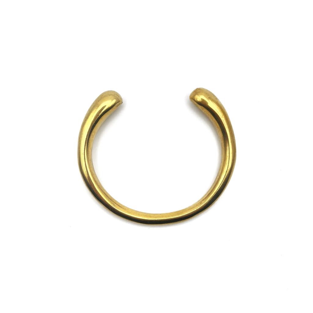 Architectural Gold Cuff - Contemporary Statement Piece