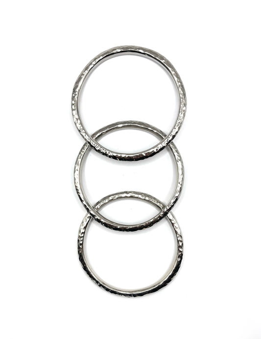 Silver classic bangle